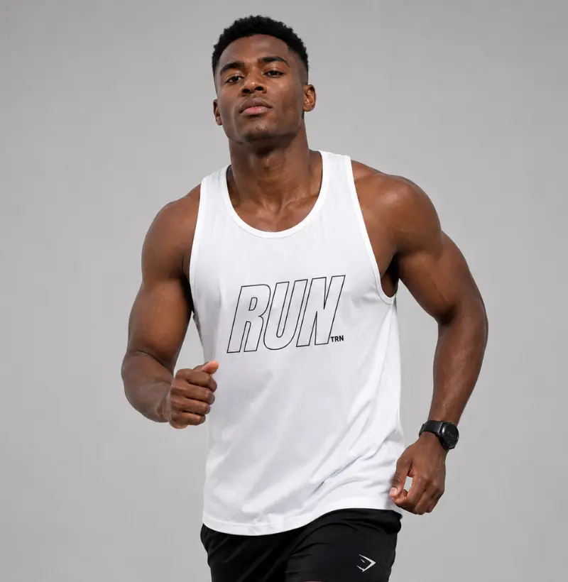 Regata Run TRN | Modo Corrida Ativado – Regata Fitness para Corrida e Academia
