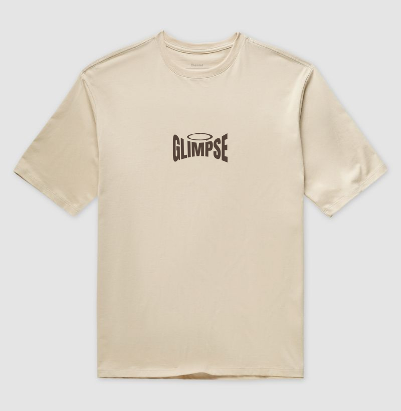 Camiseta Oversizedl BGlimpse areia.