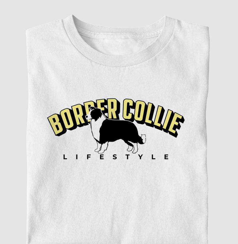 Border Collie Lifestyle com Amarelo