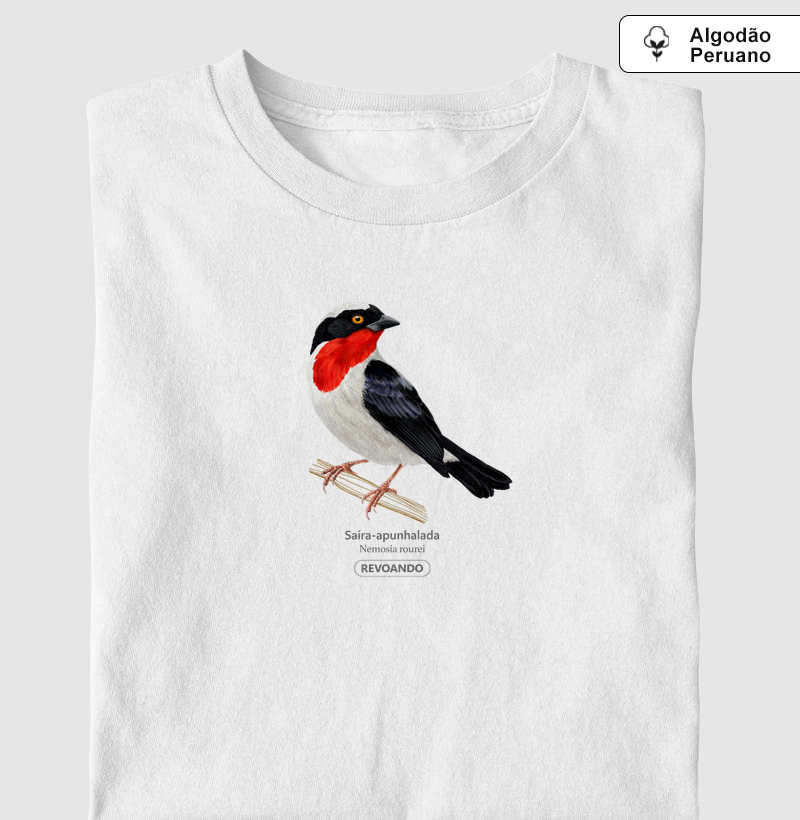 Cores Aladas - Saíra-apunhalada - Algodão Peruano