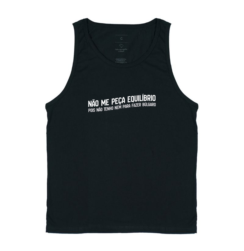 Não me peça equilíbrio