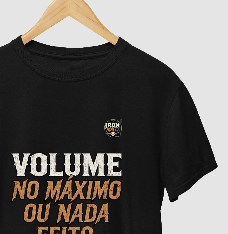 Volume no máximo ou nada feito