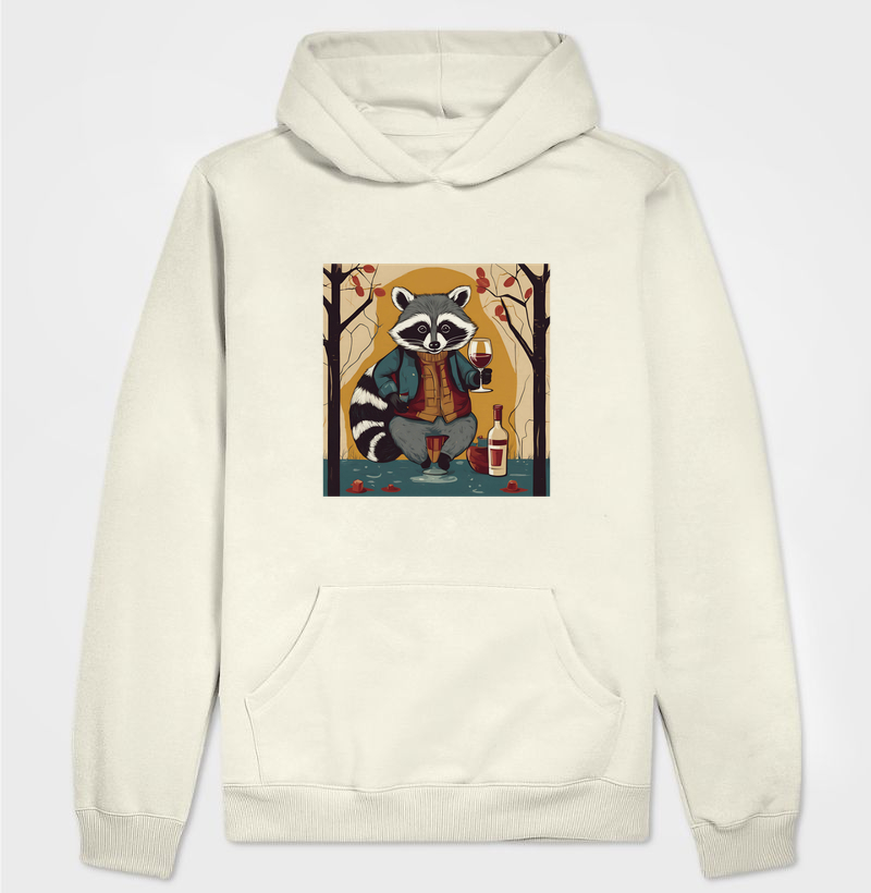  Hoodie Moletom Animals Racoon