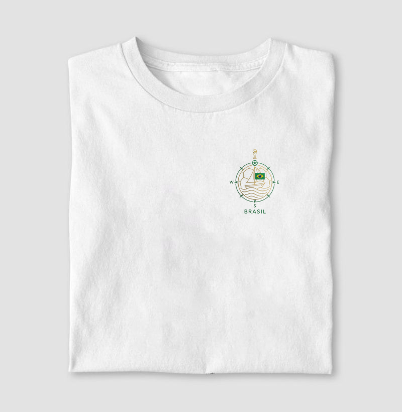 Brasil Copa Minimalista - Algodão 30.1 