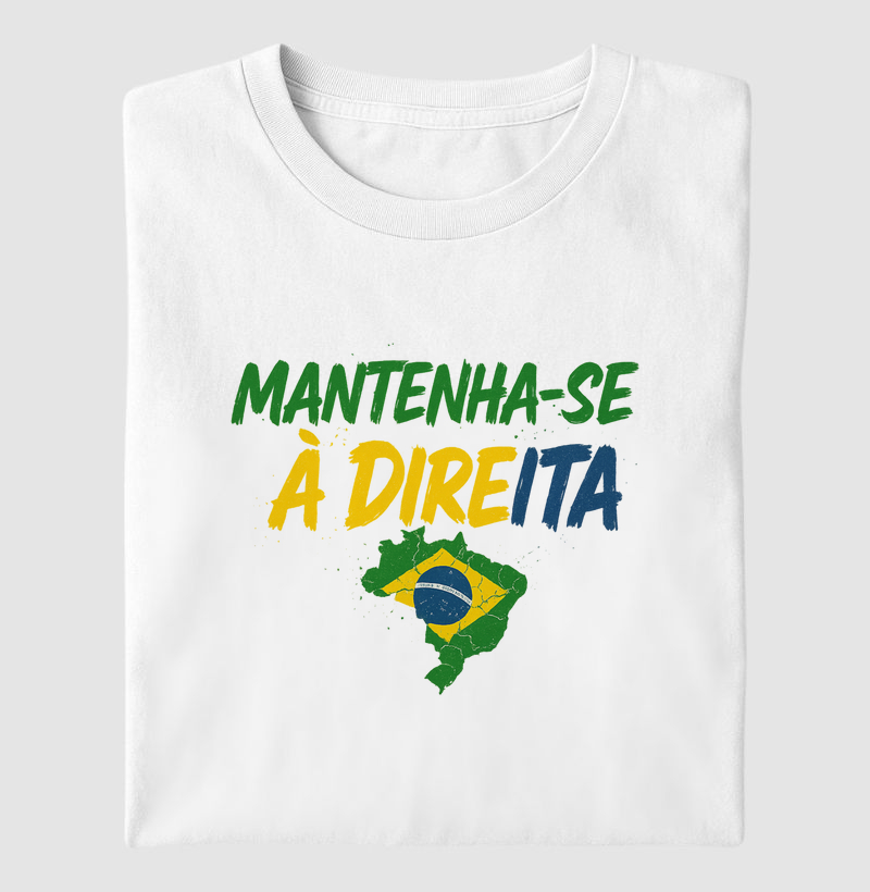 Mantenha-se a direita