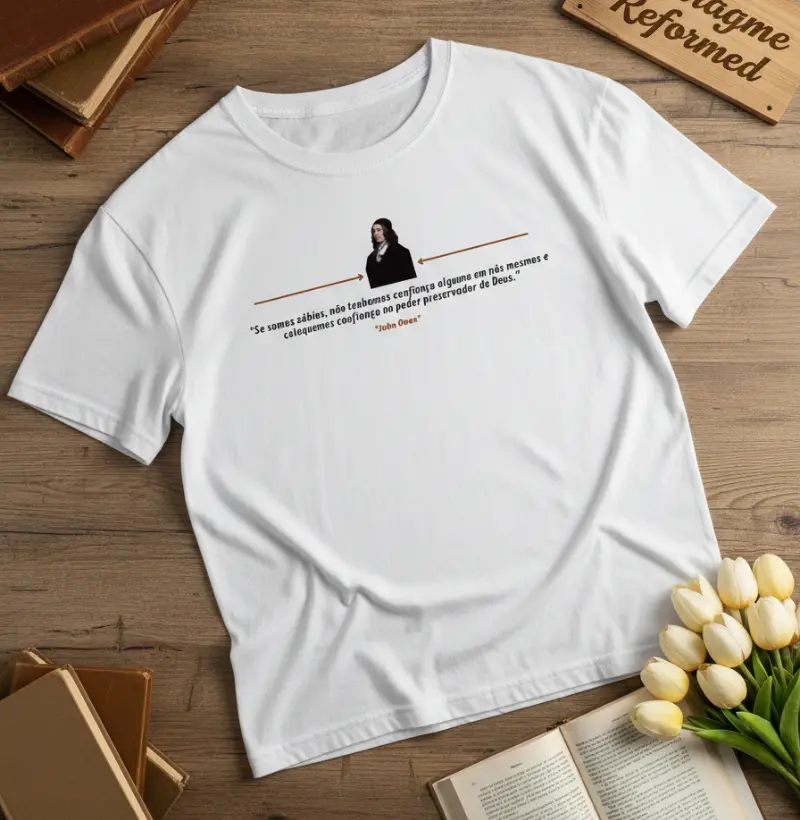 “Se somos seguros, não tenhamos confiança alguma em nós mesmos e coloquemos confiança no poder preservador de Deus.”