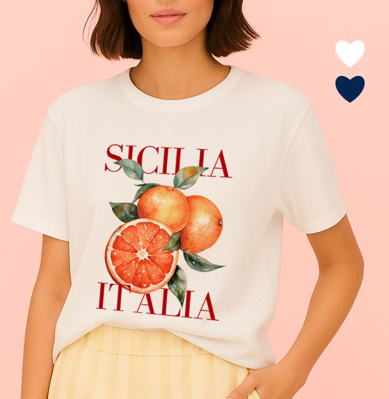 camiseta feminina Sicilia 