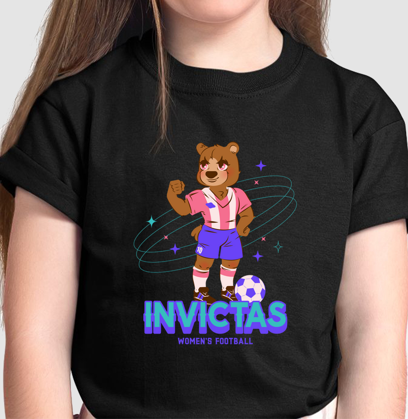 Camiseta Infantil - Ursinha Invictas