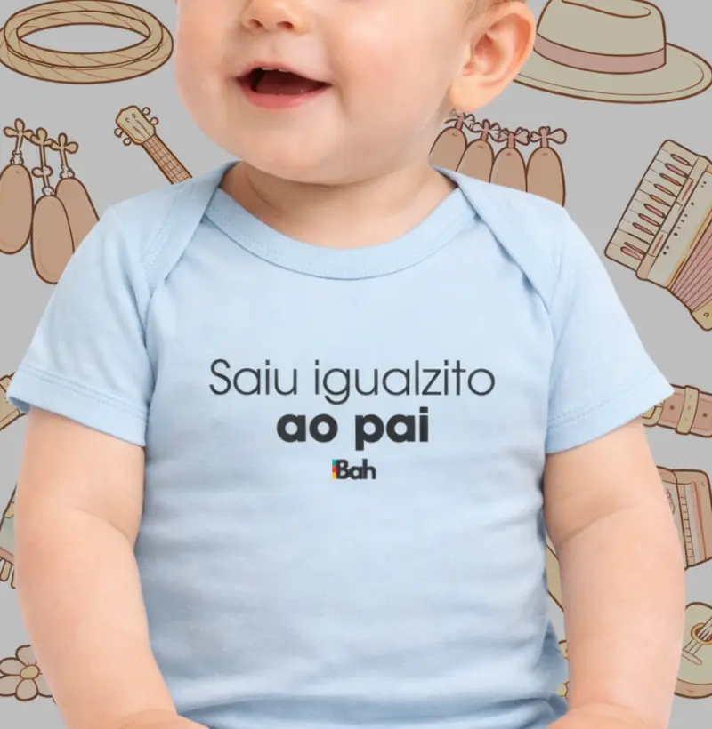 Saiu igualzito ao pai