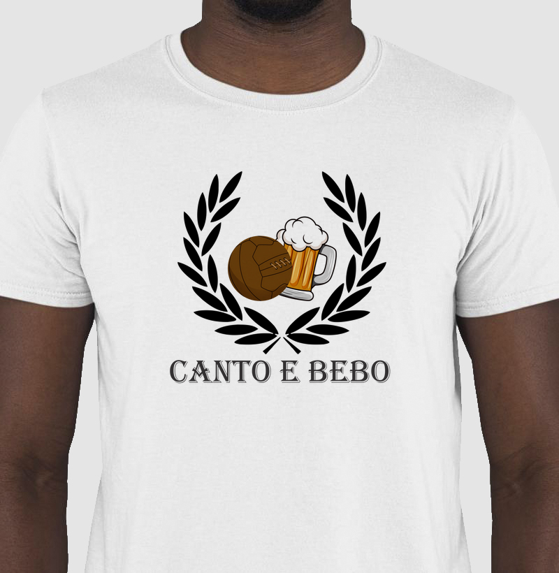Camiseta Canto e Bebo - Branca, Vermelha, Cinza e Amarela (Feminina)