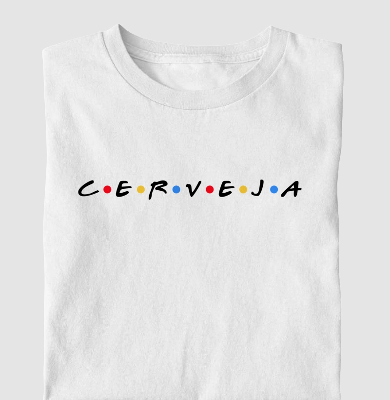 Camiseta Adulta - Cerveja estilo Friends