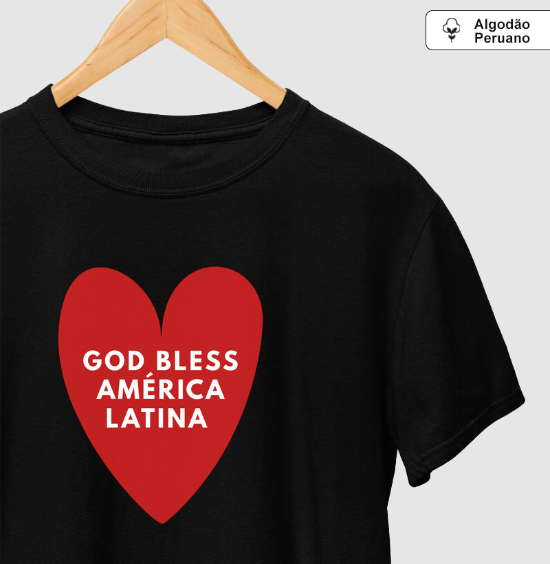 god bless américa latina - coração