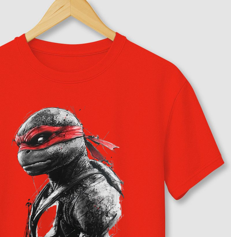 Camiseta Tartarugas Ninja - Rafael