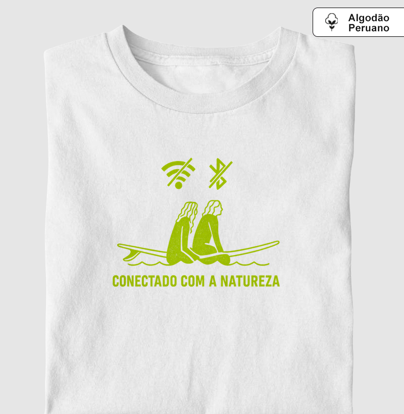 SEM WI-FI - Camiseta Algodão Peruano