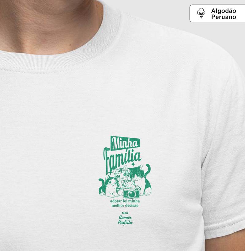 Aumor Minha Família Gatos Casual