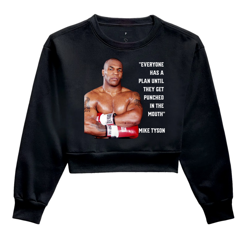 Moletom Cropped Everyone Has a Plan