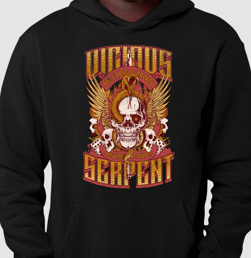 Vicious Serpent - Moletom Hoodie