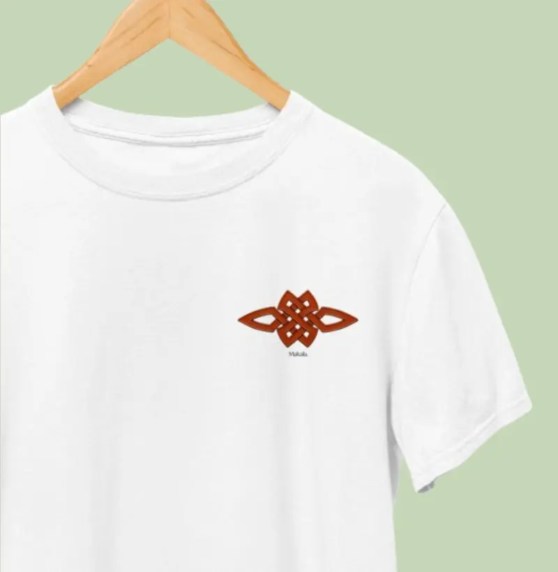 Camiseta Algodão Peruano Nó da União - Coleção Raízes