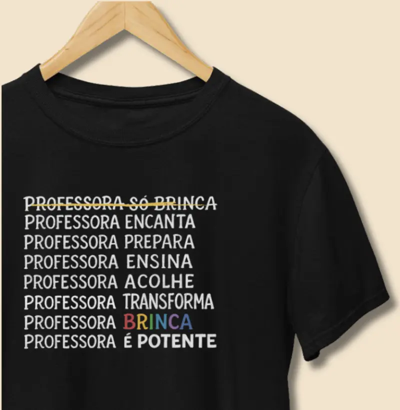 Camiseta | Professora é Potente