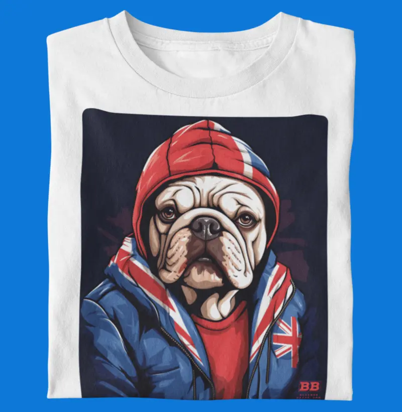 Camiseta Bulldog Inglês "Fashion Bull"