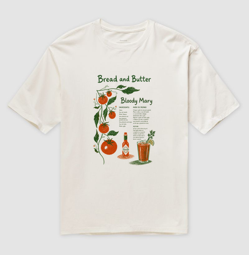 Camiseta Oversized Bloody Mary