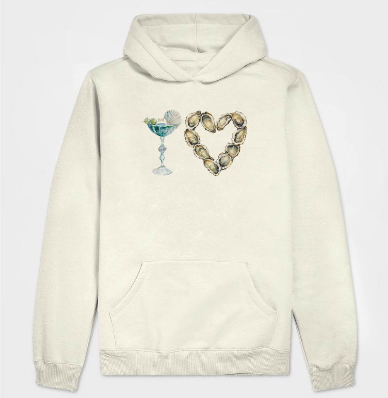 Moletom Capuz I Love Oyster - por Enfim