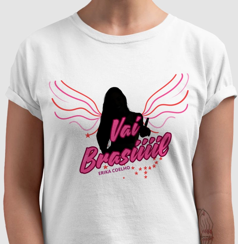 CAMISETA FRASES - INSTRUTORES - ERIKA COELHO