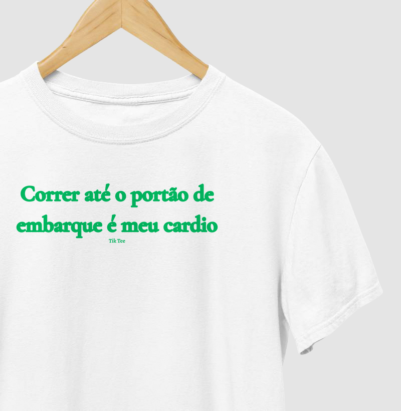 Correr até o portão de embarque