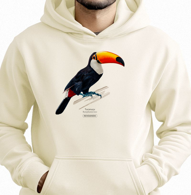 Inky Aves - Tucanuçu - Moletom Hoodie
