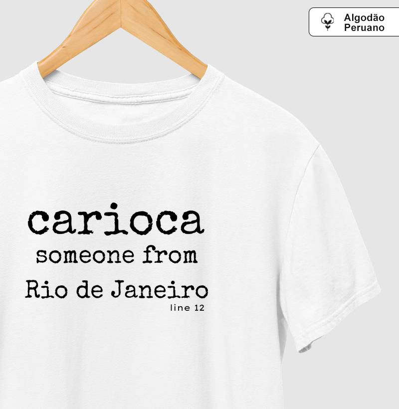 CARIOCA EM BRANCO | PRETO