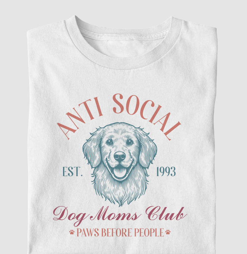 Camiseta Mãe de Pet Antisocial