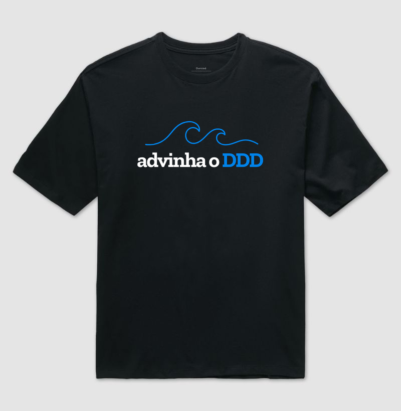 DODDIO - Advinha o DDD - Camiseta Oversized