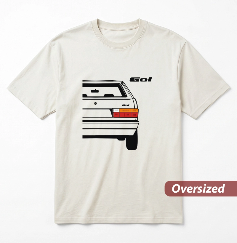 Traseira Quadrado - Camiseta Oversized
