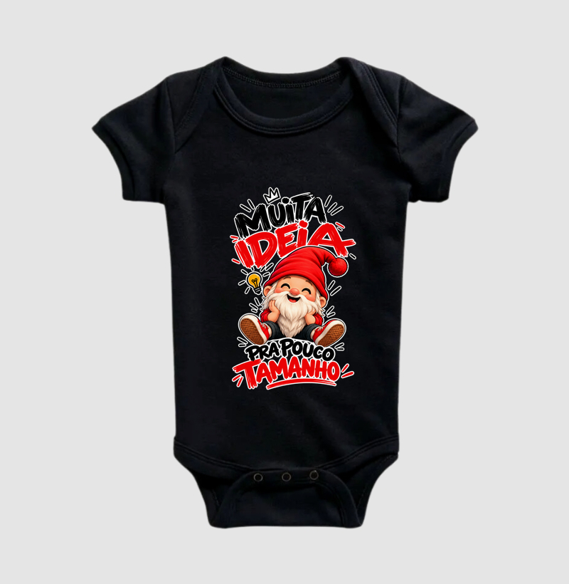 Muita Ideia Pra Pouco Tamanho - Body Infantil