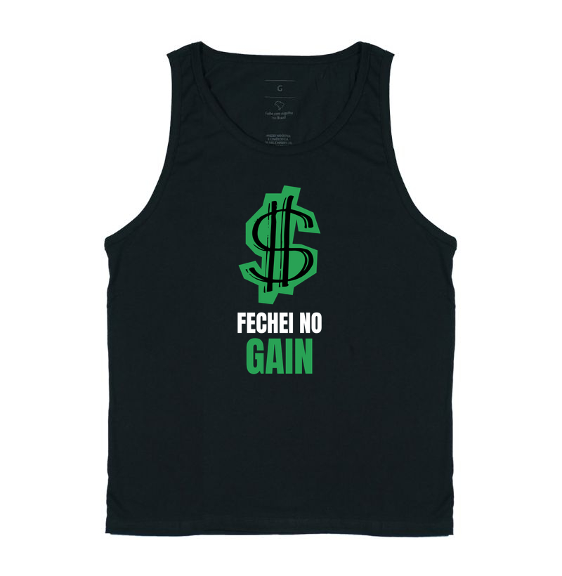 Camiseta Trader Fechei no Gain Cifrão