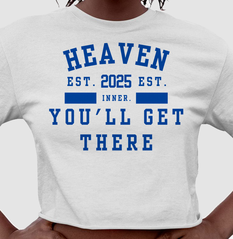 Cropped Heaven - Você chegará ao paraíso