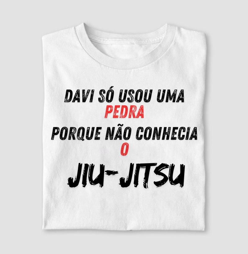 Davi só usou uma pedra porque não conhecia o Jiu Jitsu 