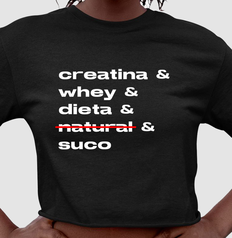 creatina, whey, dieta e suco