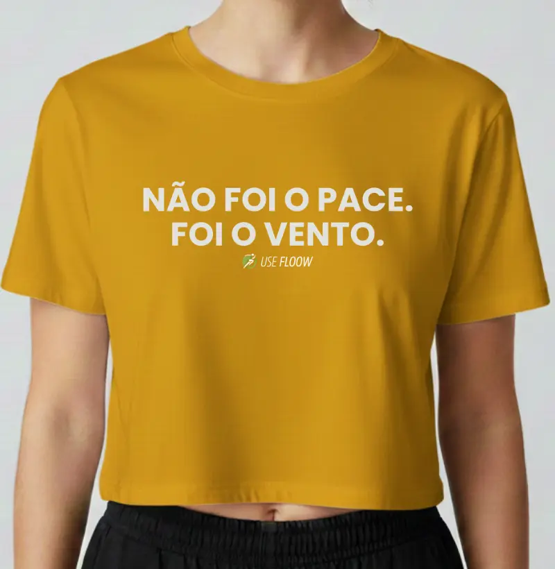 Cropped Corrida - Não Prometi Pace. Prometi Ir.