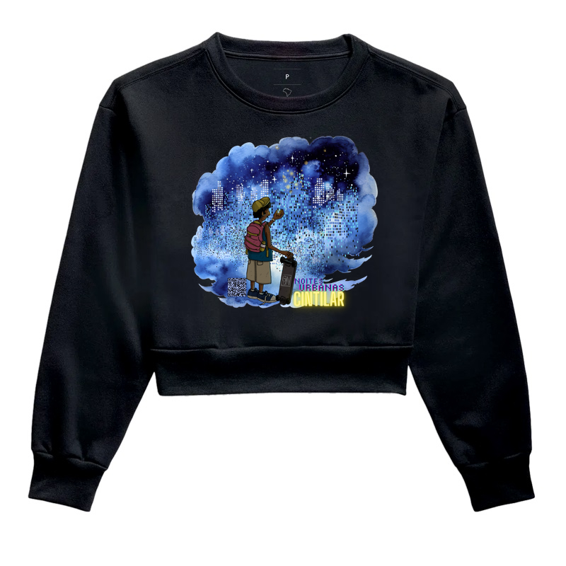 Cegos a Admirar Cropped Moletom