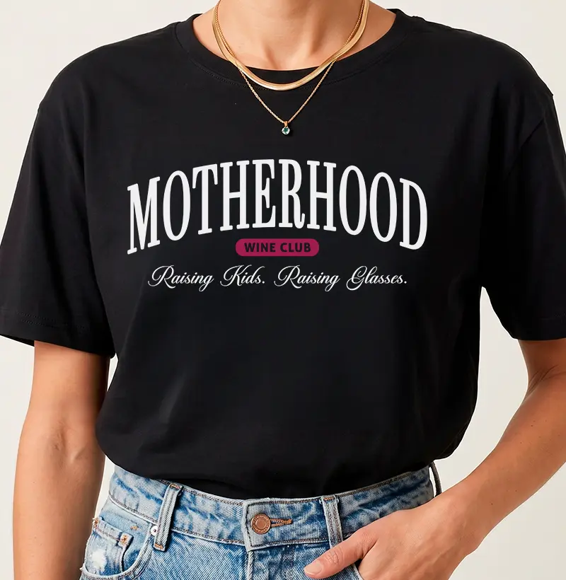 Motherhood - Raising Kids. Raising Glasses.