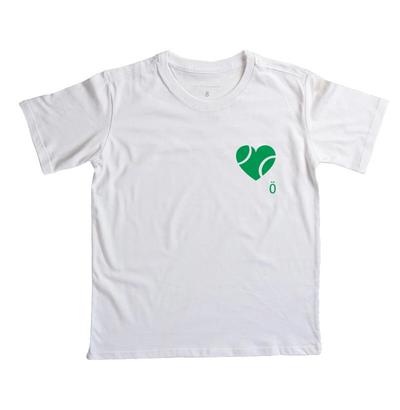 TENNIS HEART GREEN_ PARA FILHOTES