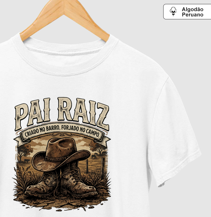 Pai raíz, criado no barro, forjado no campo