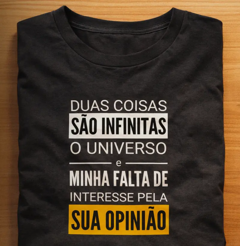 DUAS COISAS INFINITAS