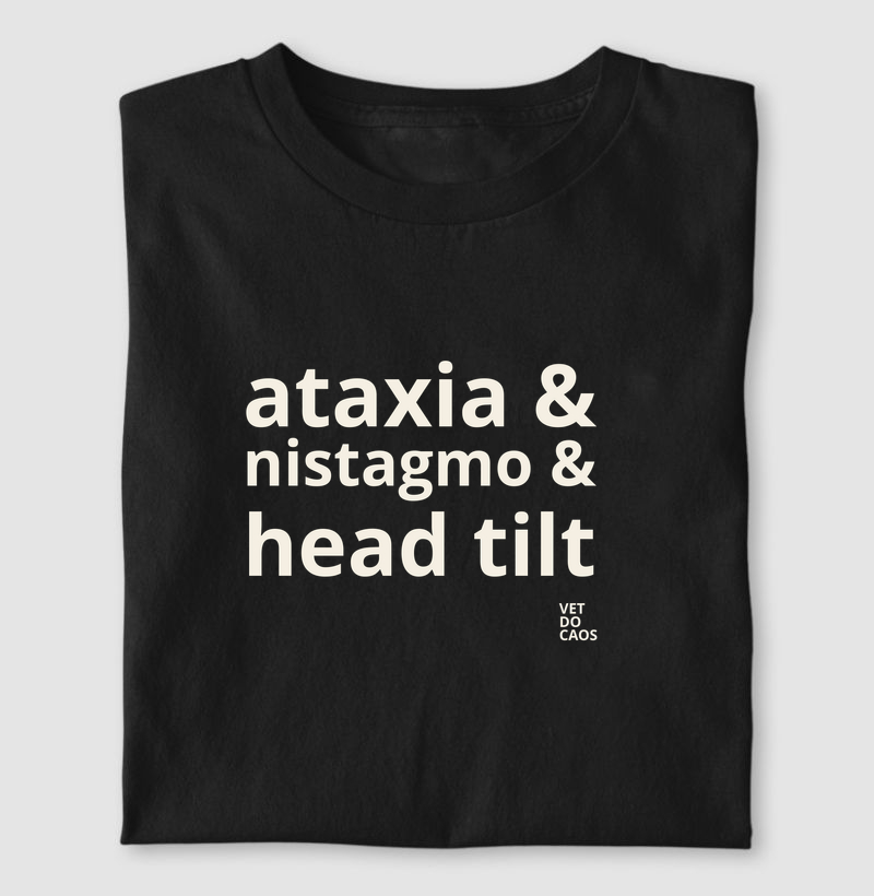 ataxia & nistagmo & headtilt offwhite