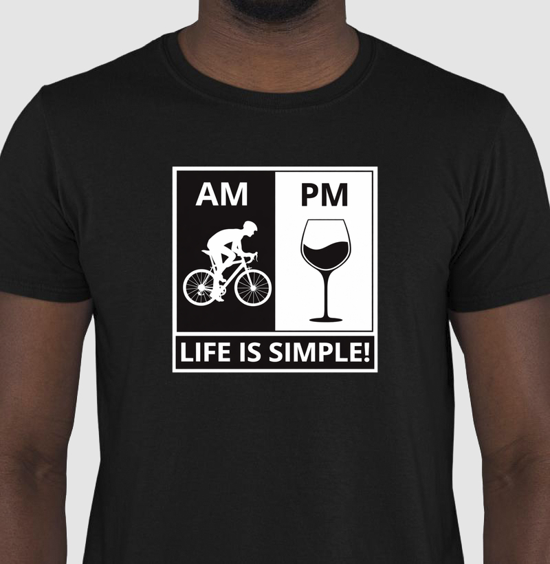 Life is simple! ( bicicleta/homem )