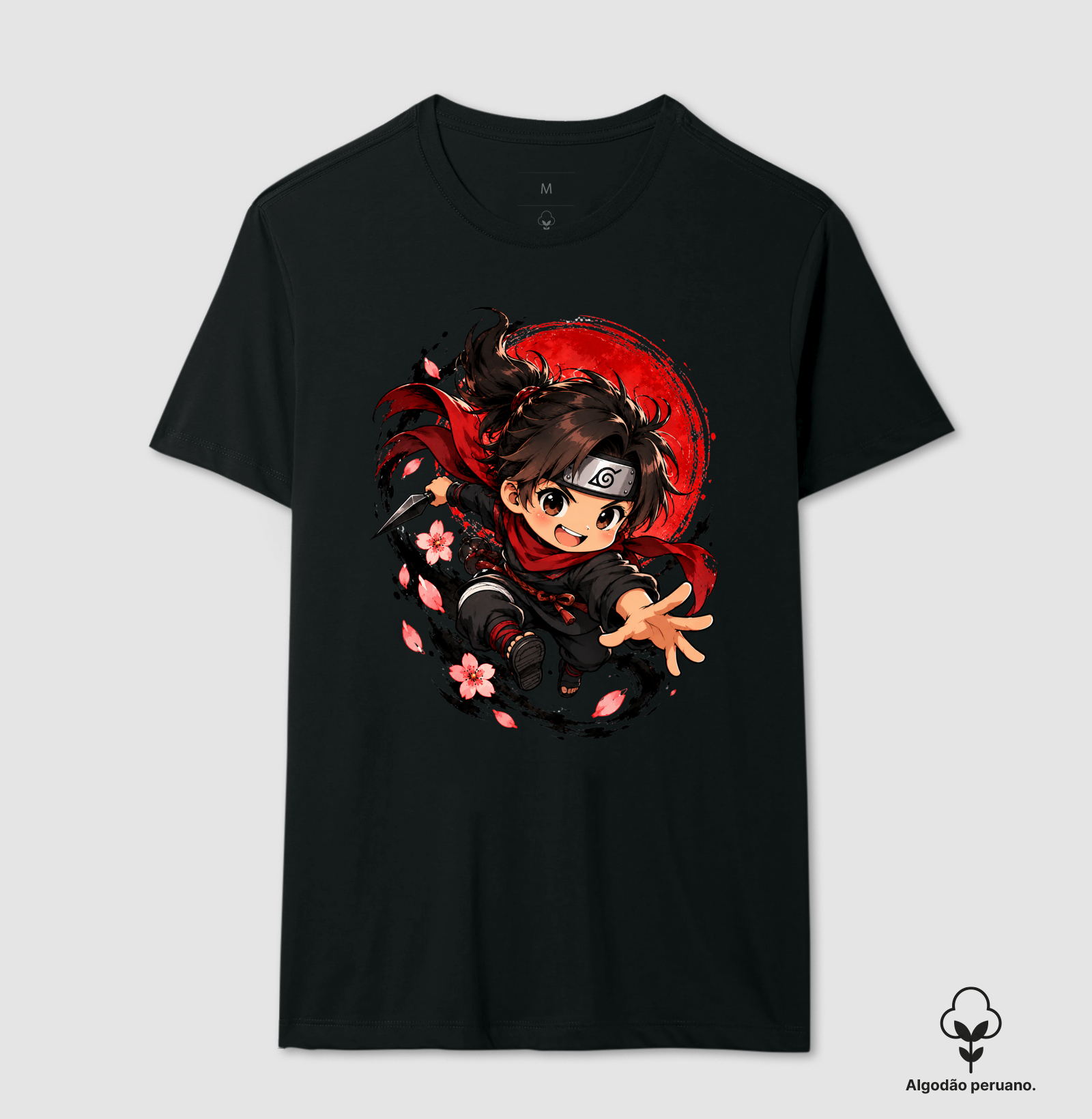 Pequeno Shinobi — Espírito Aventureiro - Camiseta Algodão Peruano
