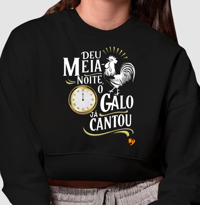 Deu meia noite o galo já cantou