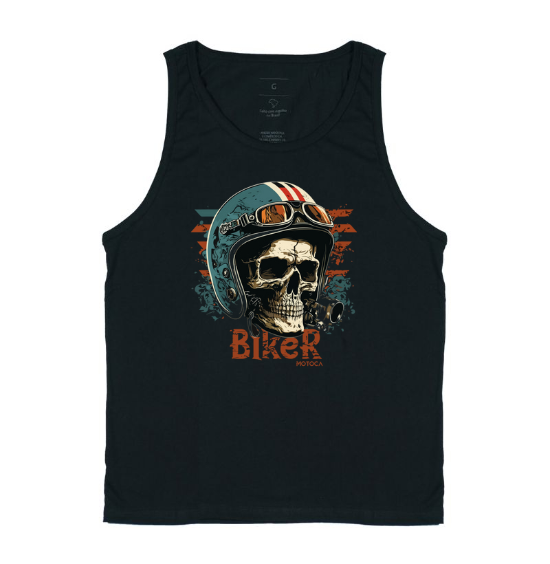 Biker Helmet Skull