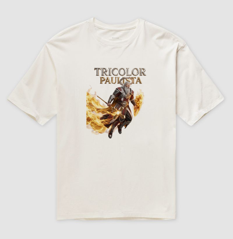 Camiseta Oversized São Paulo - Tricolor Paulista